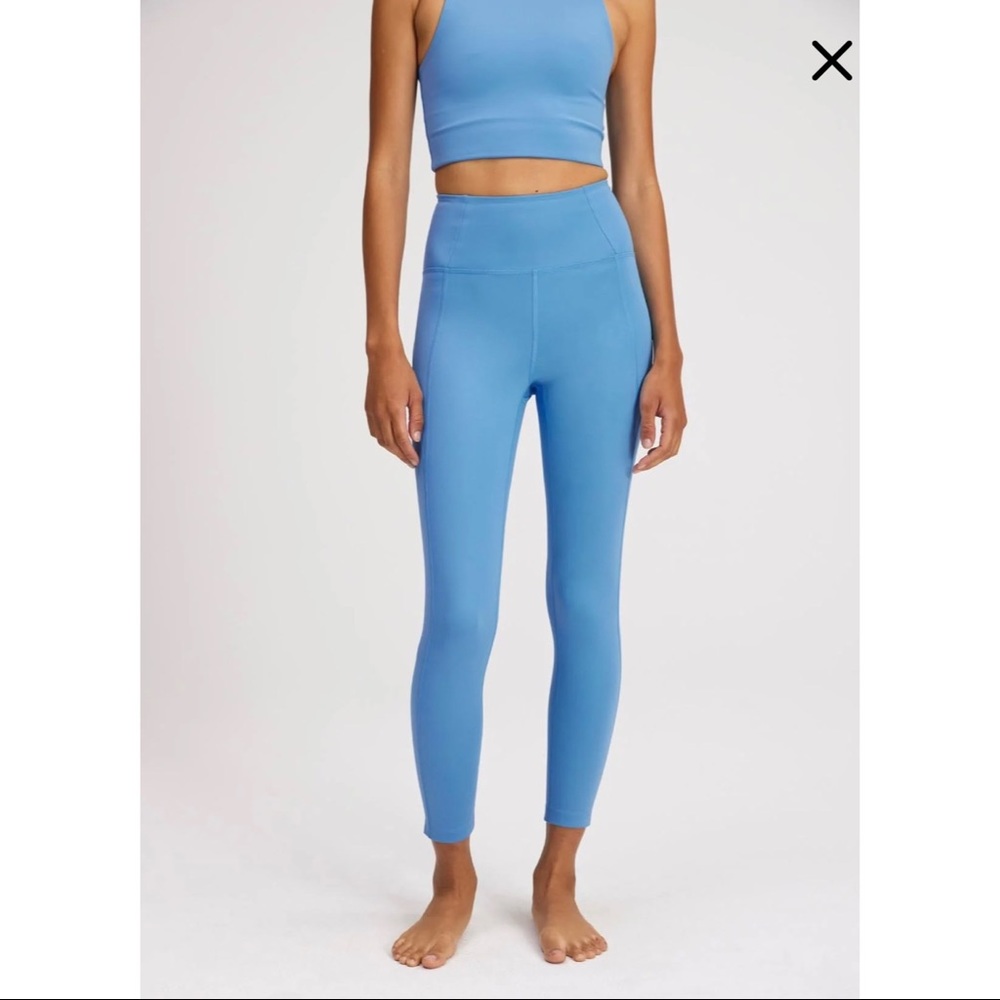 NWT Girlfriend Collective Blue Workout Set